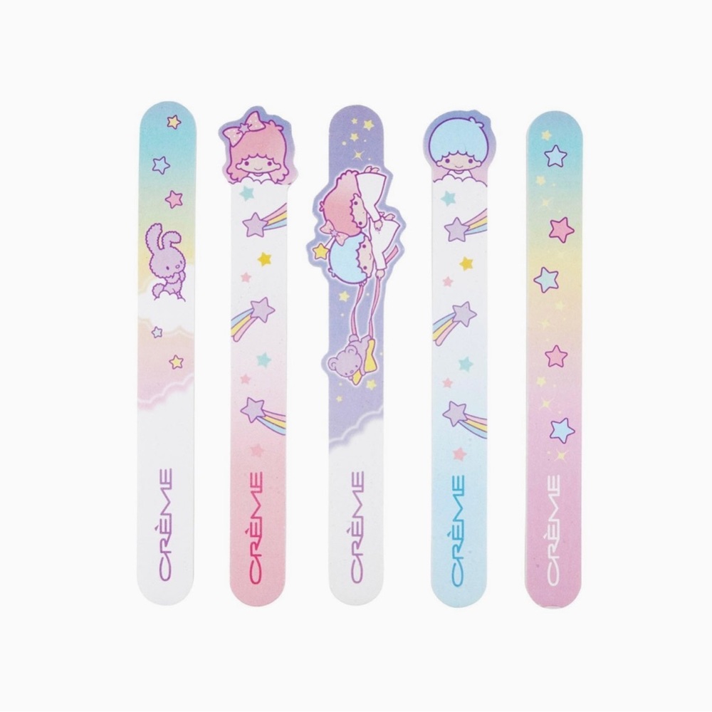 The Crème Shop - Little Twin Stars | Double-Sided Nail File - Set of 5